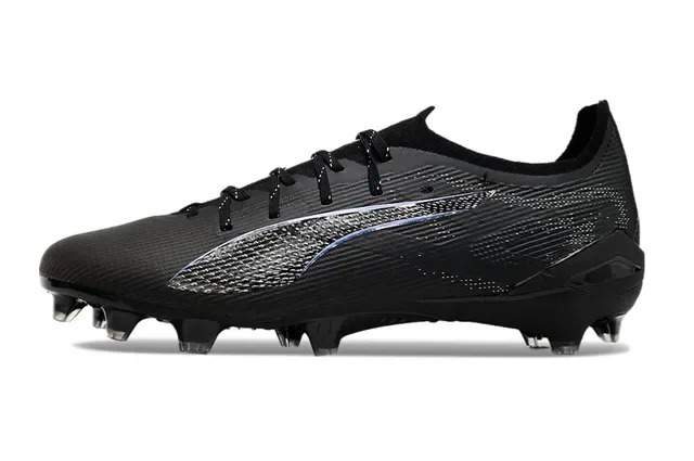 Puma Future Z Negro Azul Low-Cut Upper Sintético Texturizado Agrafe Firme Zapatos de Fútbol 7