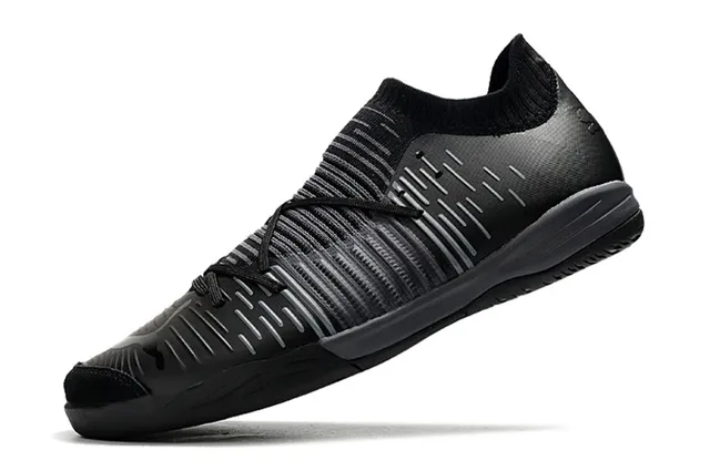 Puma Future Z أسود أزرق كمية جوارب مقاس مضبوط مخطط علوية اصطناعية أحذية كرة قدم داخلية 22