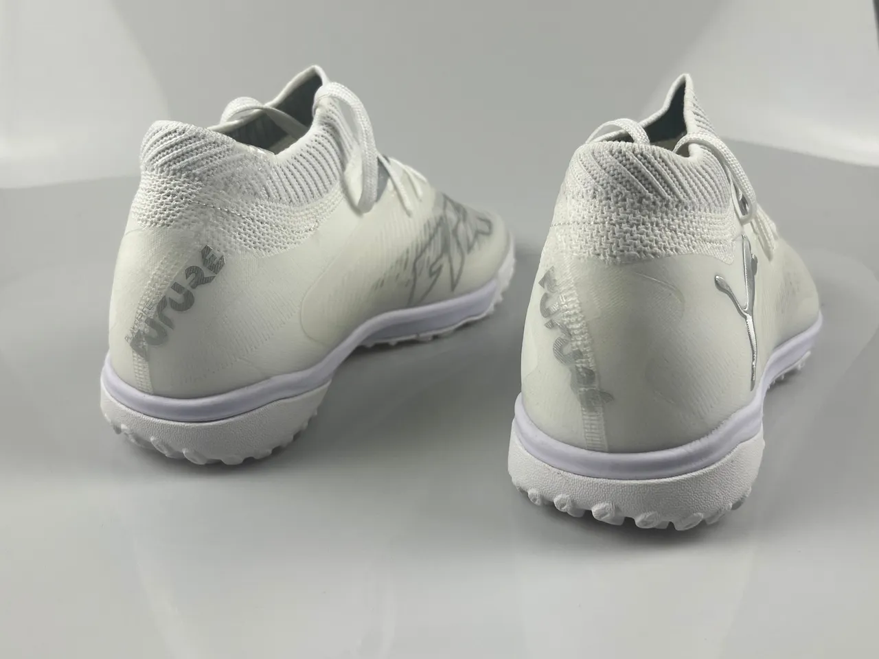 Puma Future Z Blanc Violet Col tricoté côtes Synthétique Supérieur Turc Chaussures de Football 2