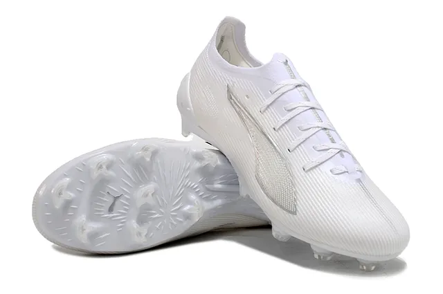 Puma Future Z Zapatos de fútbol blanco plata firm ground 4