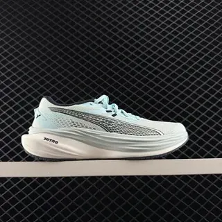 Puma Nitro Blue White হালকা জাল উপর মোটা ফেনা মিডসোল রানিং শু