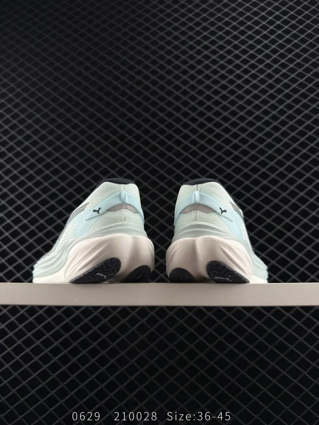 Puma Nitro Blue White হালকা জাল উপর মোটা ফেনা মিডসোল রানিং শু 3