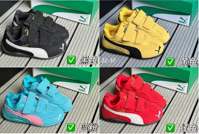 Puma Speedcat Blue Pink Kids Lifestyle Sneakers 3