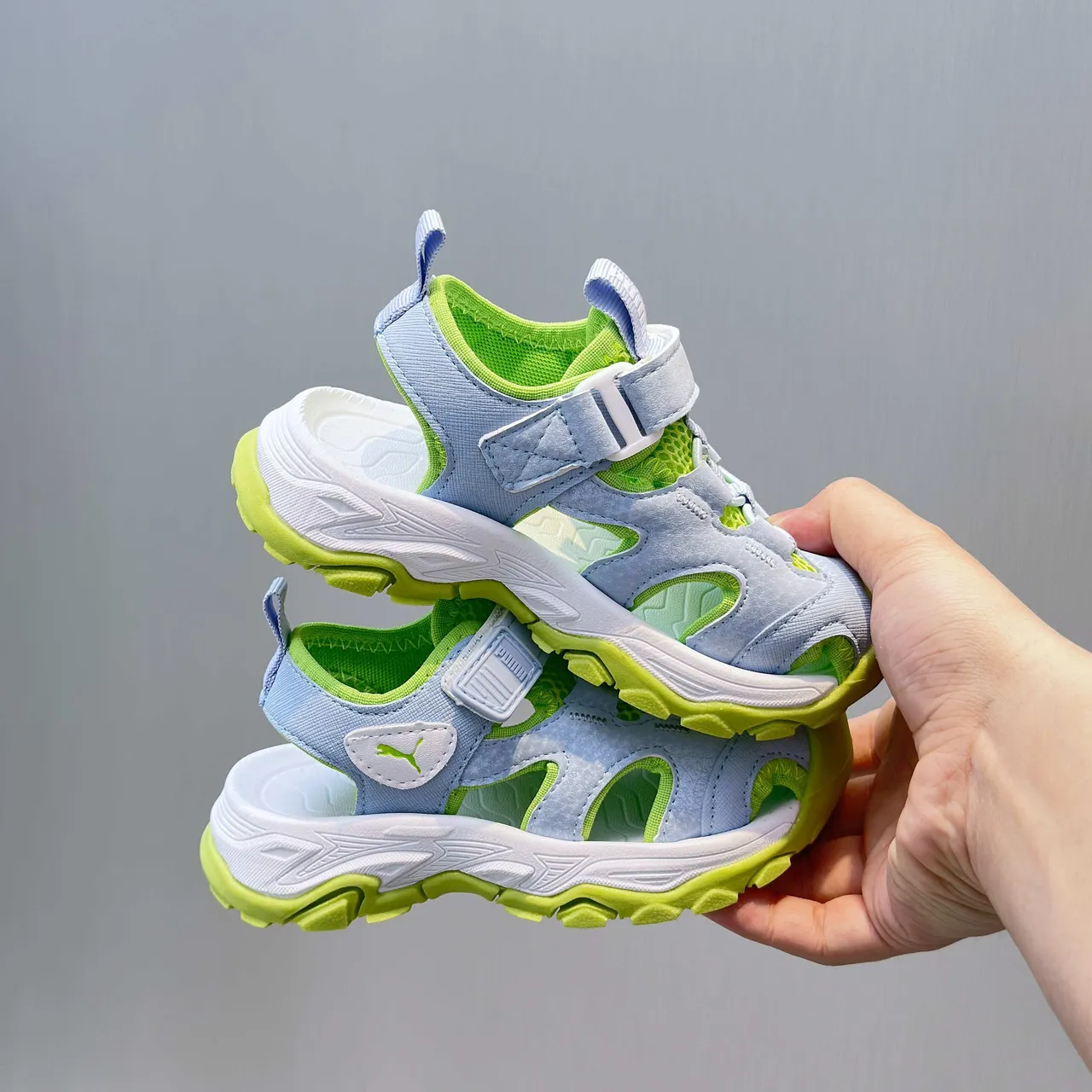 Puma Trail Cat বাচ্চাদের কালো ক্যাজুয়াল স্যান্ডেলস 11