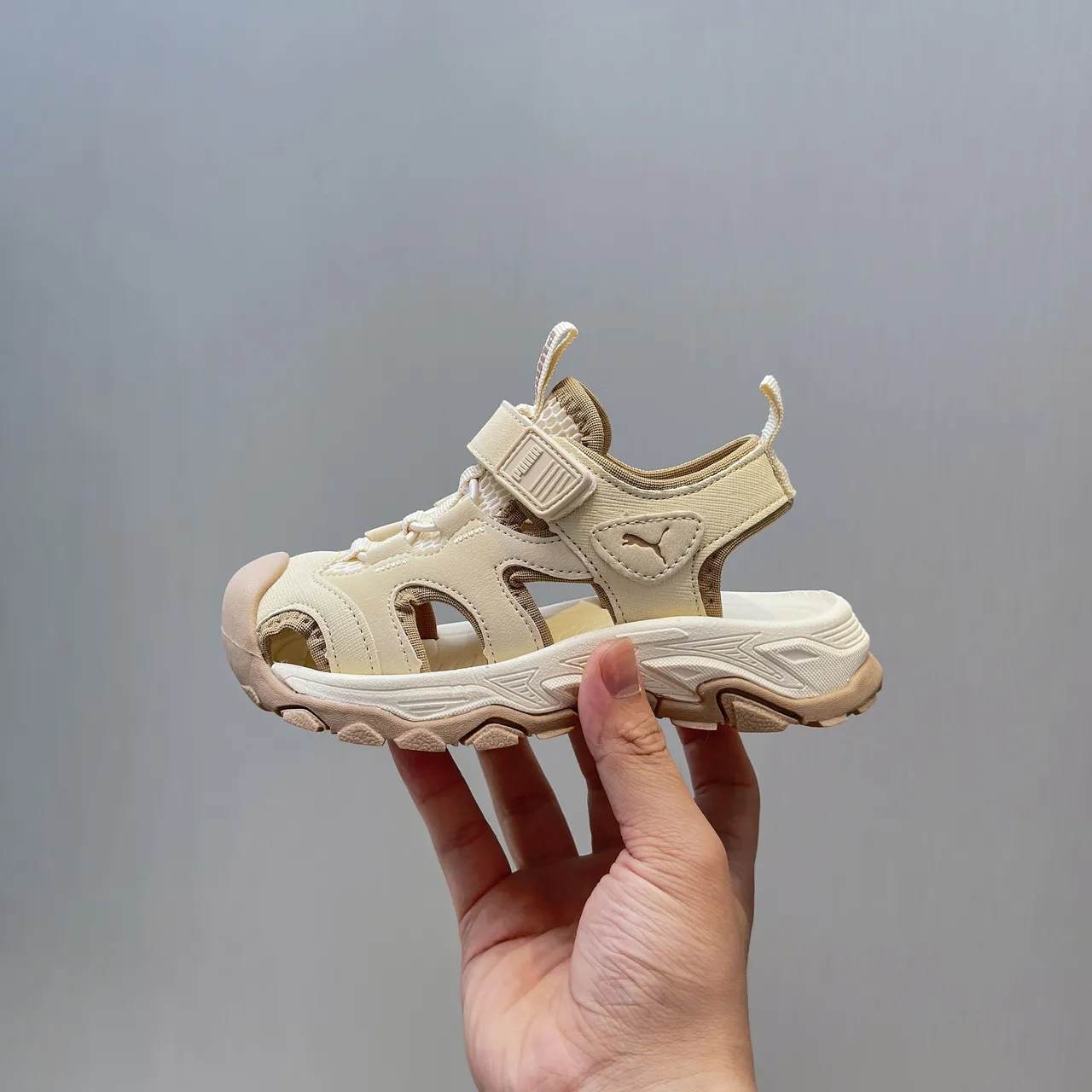 Puma Trail Cat বাচ্চাদের কালো ক্যাজুয়াল স্যান্ডেলস 14