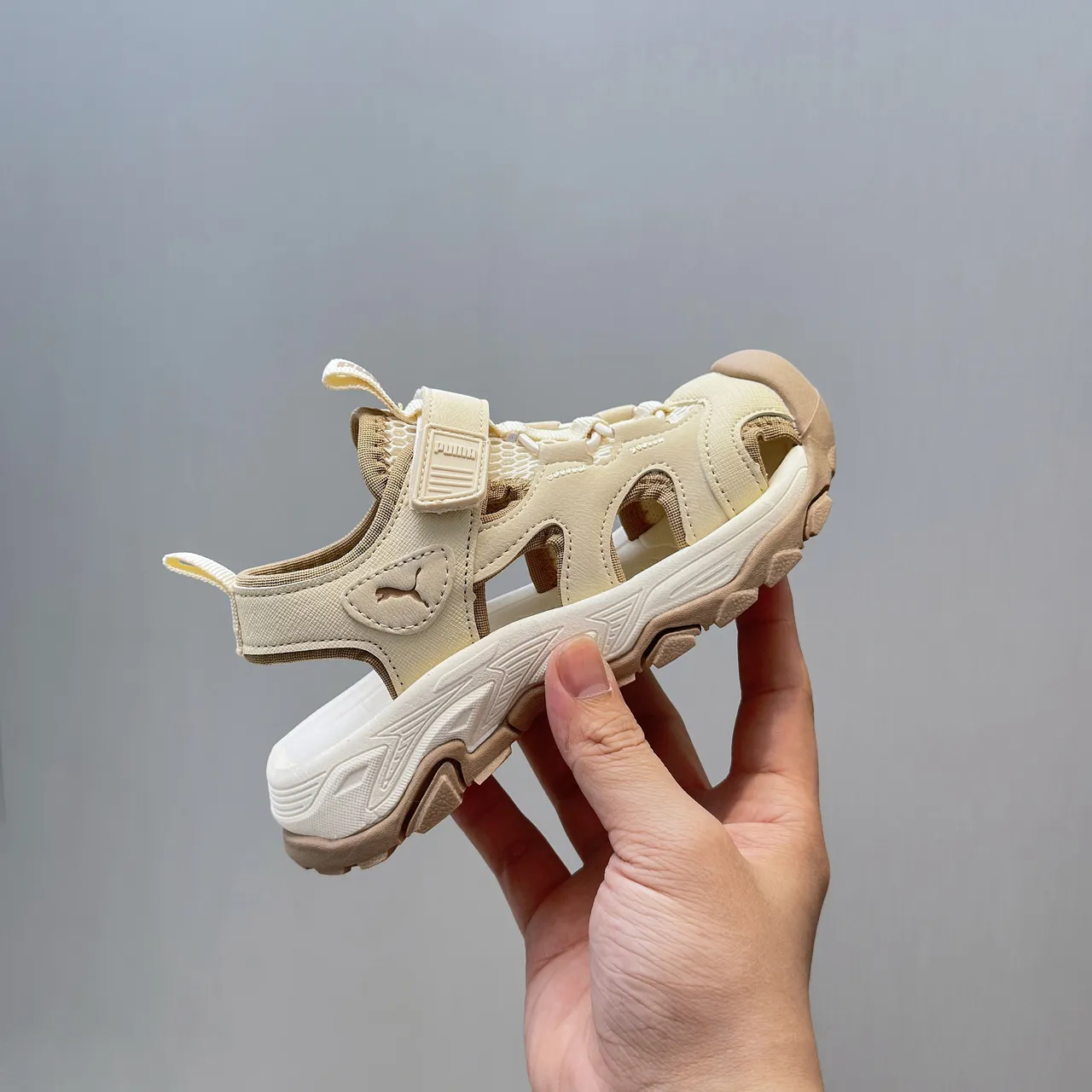 Puma Trail Cat বাচ্চাদের কালো ক্যাজুয়াল স্যান্ডেলস 15