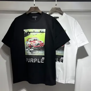 Purple Brand Oversized Graphic Print T-Shirt