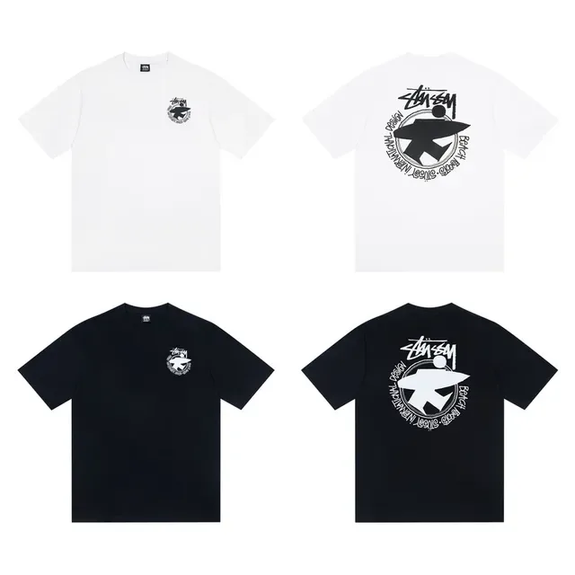 T-shirt graphique Stussy à logo circulaire 2