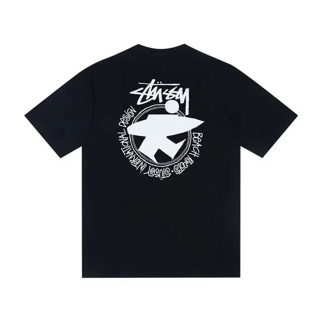 T-shirt graphique Stussy à logo circulaire 5