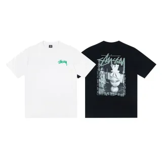 Stussy Stock Logo ग्राफिक टी-शर्ट