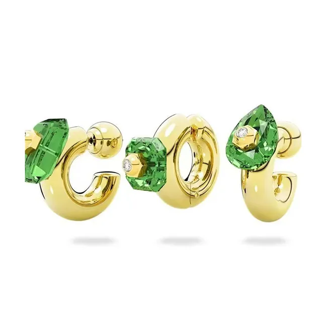 Swarovski Gold Transparent Pavé-Crystal Bracelet 2