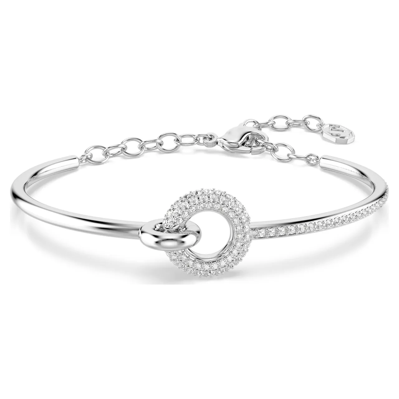 Swarovski Gold Transparent Pavé-Crystal Bracelet 4