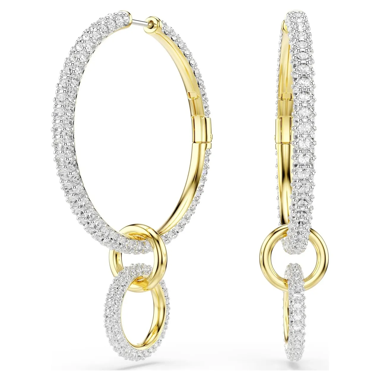 Swarovski Gold Transparent Pavé-Crystal Bracelet 5