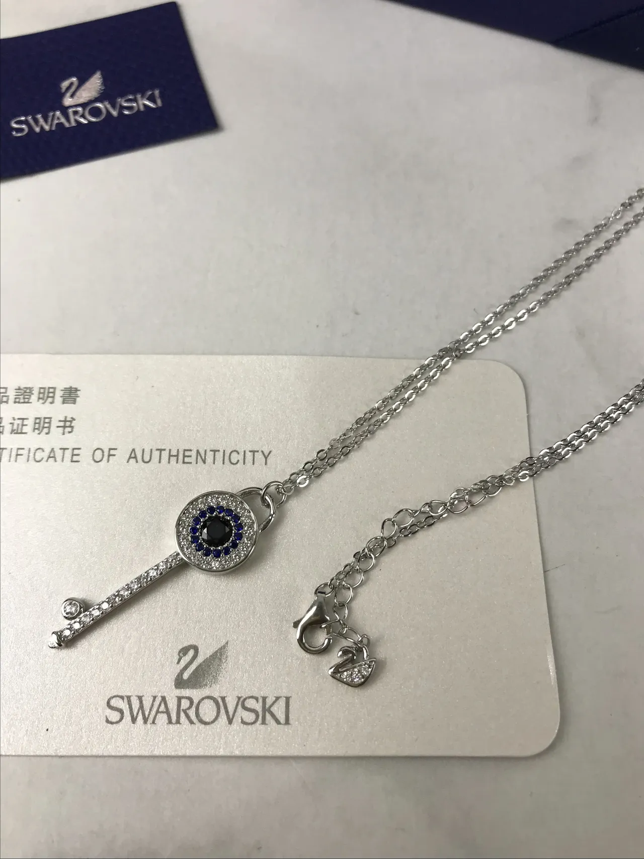 Swarovski colgante de ojo malo en forma de llave 3