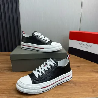 Thom Browne Classic Sneaker Black White Red Navy Lifestyle Sneakers