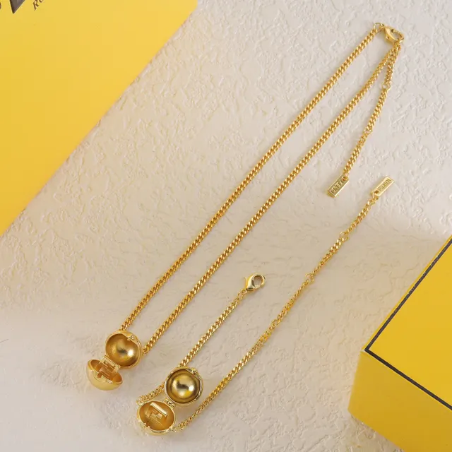Tiffany & Co. 金色调粉色和透明宝石链接项链 2