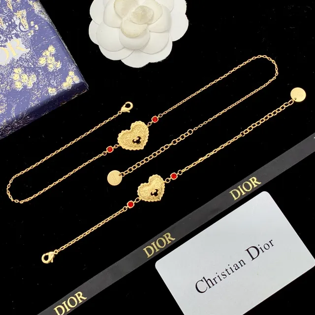Tiffany & Co. 金色调粉色和透明宝石链接项链 20