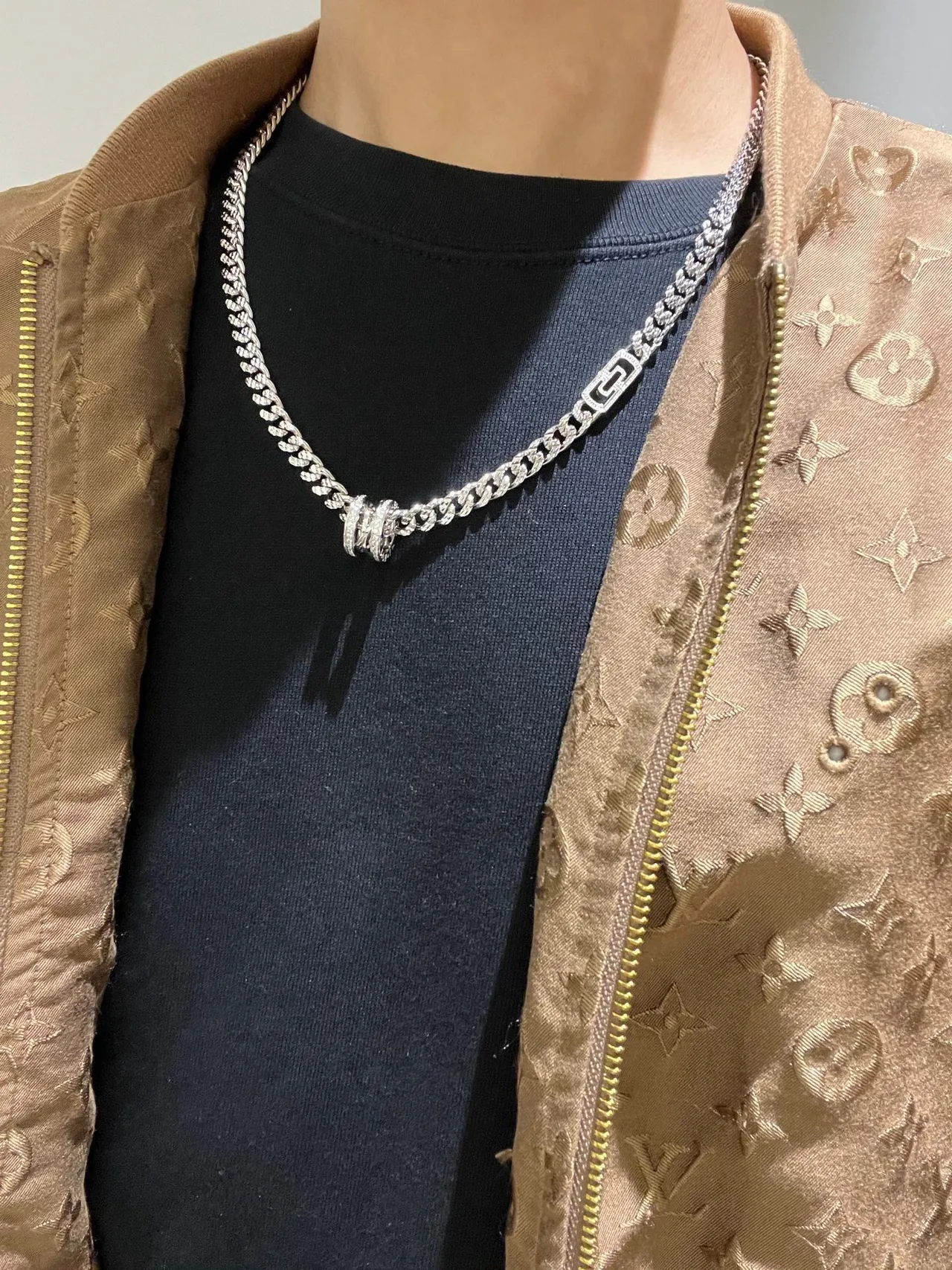 Tiffany & Co. HardWear Pavé ডায়মন্ড Curb-Link নেকলেস 5