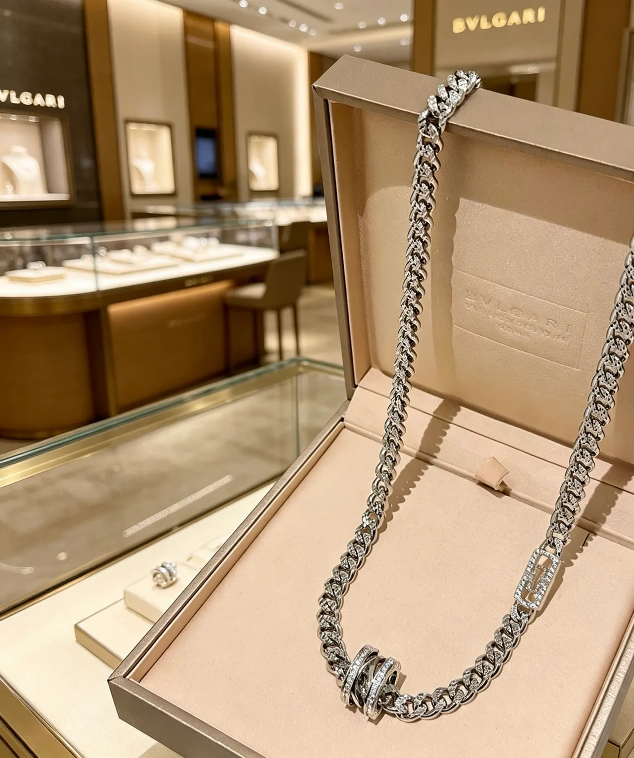 Tiffany & Co. HardWear Pavé ডায়মন্ড Curb-Link নেকলেস 6