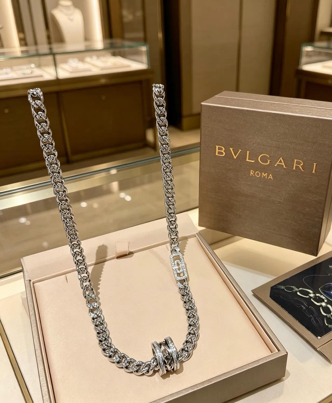 Tiffany & Co. HardWear Pavé ডায়মন্ড Curb-Link নেকলেস 9