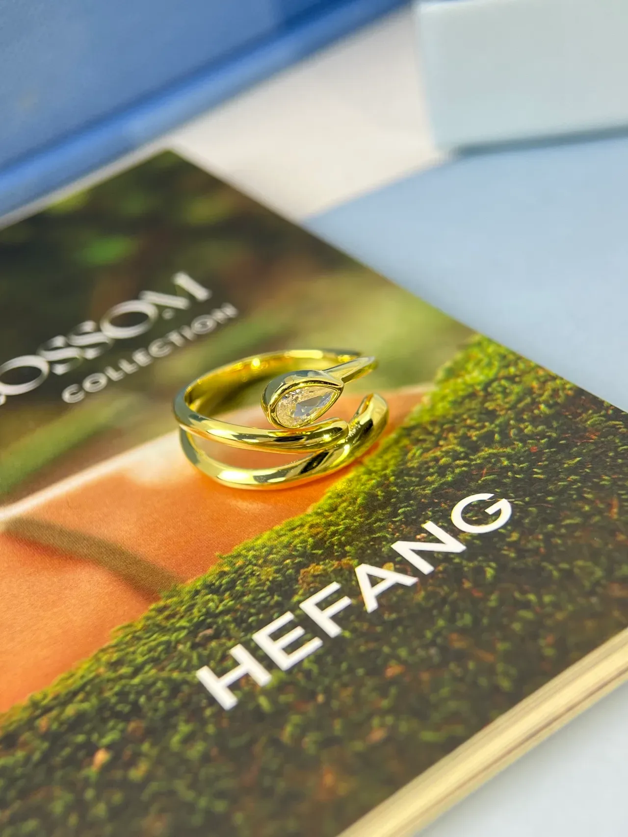 Tiffany & Co. سبليت شانك بير كت حجر خاتم 4