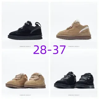 UGG 黑色米色低帮系带生活方式运动鞋