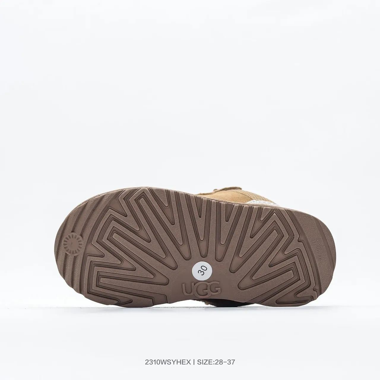 UGG Black Beige Low-Top Lace-Up Lifestyle Sneakers 8