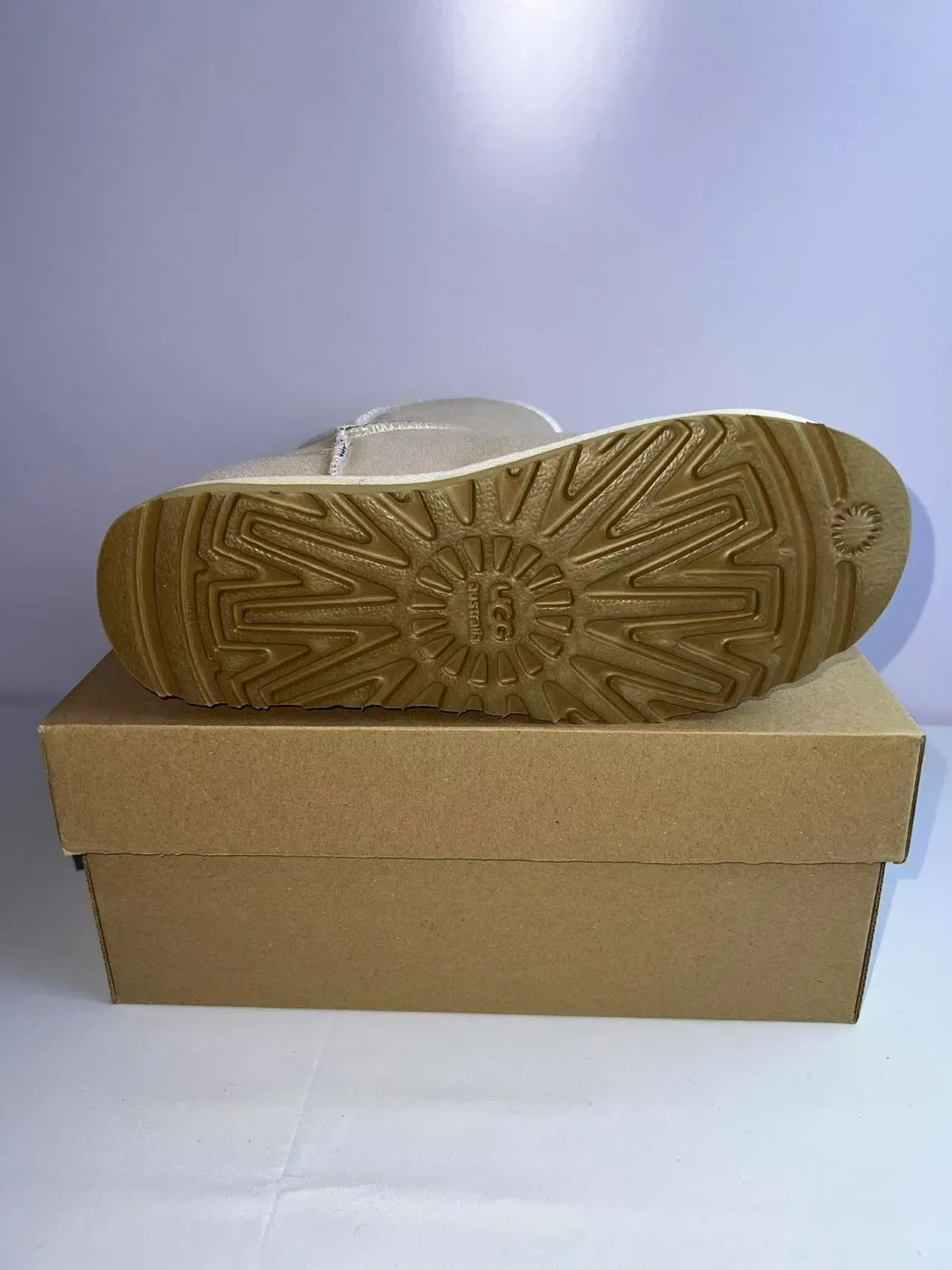 UGG Classic Mini বেজ সুয়েড তুষার বুট 3