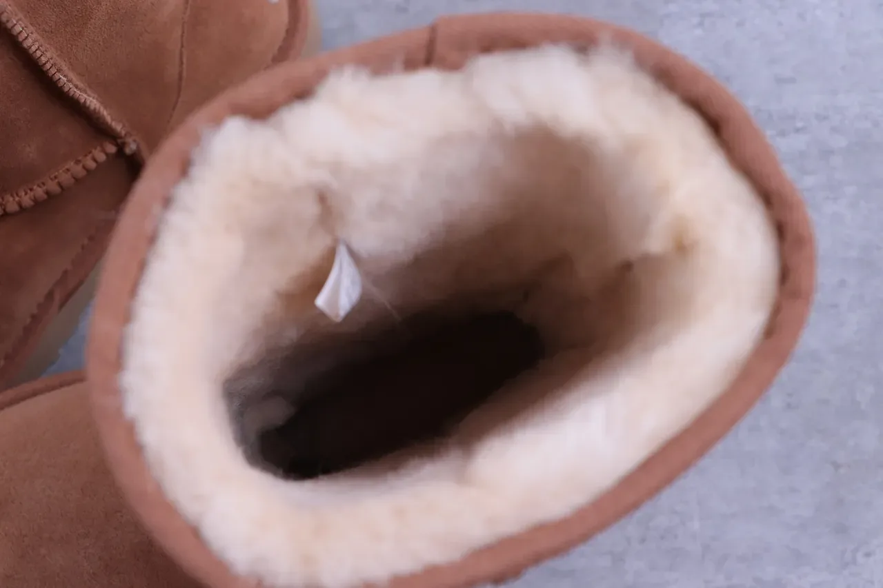 UGG Classic Tall Chestnut Suede Shearling-Lined Knee Boots 2
