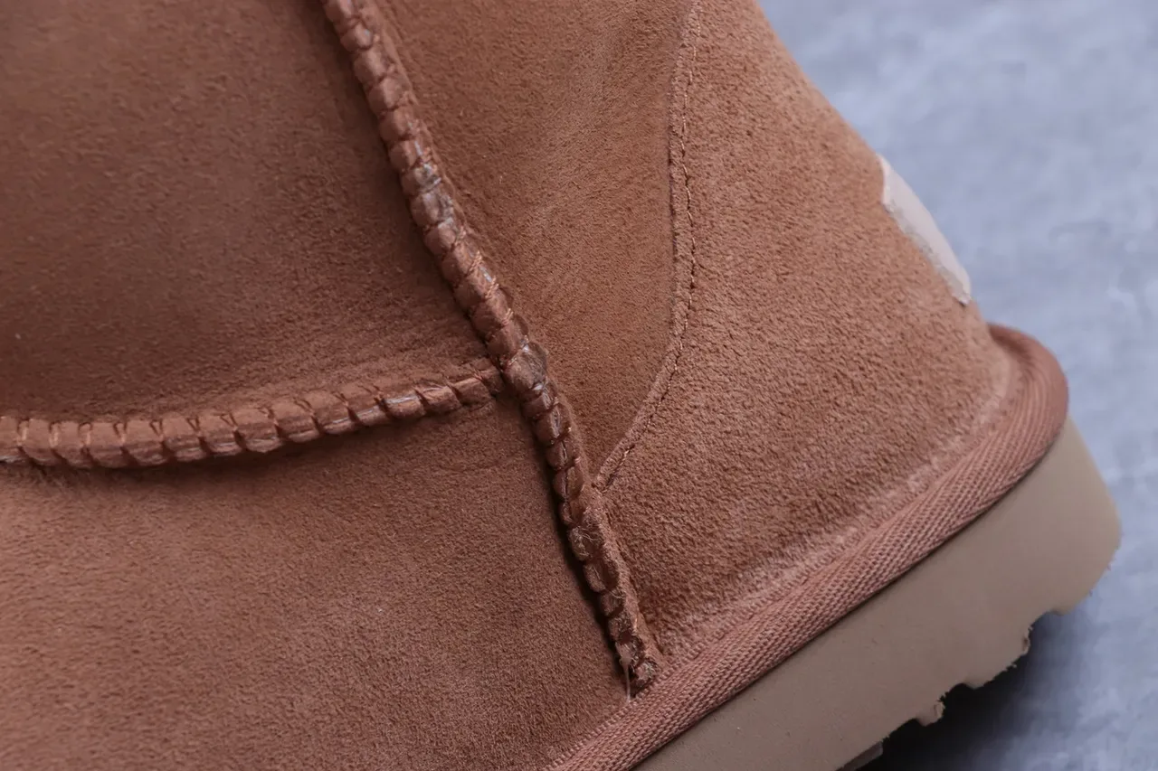 UGG Classic Tall Chestnut Suede Shearling-Lined Knee Boots 3