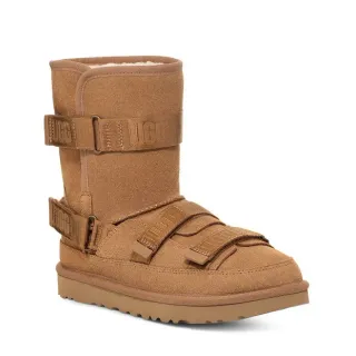 UGG Multi-Strap Buckle 棕色雪靴