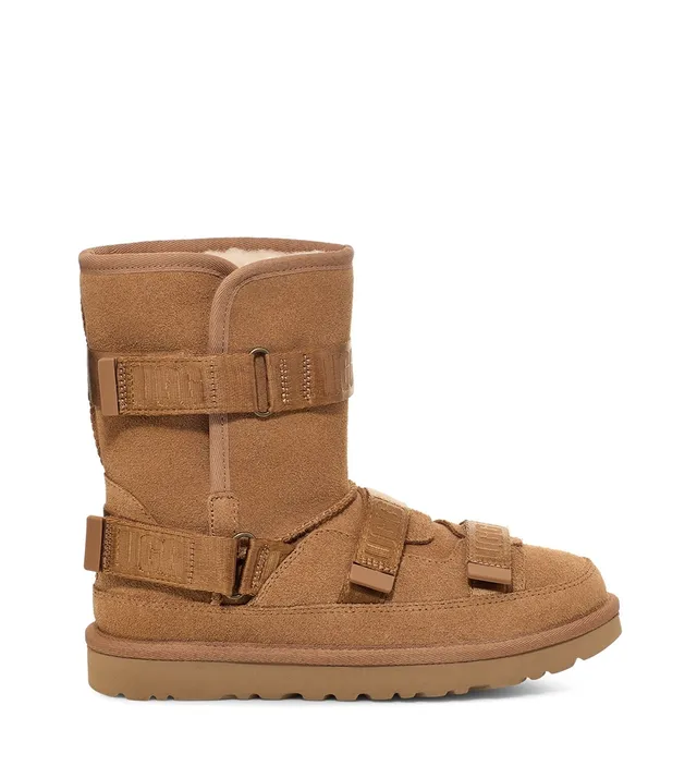 UGG Multi-Strap Buckle Tan Snow Boots 2