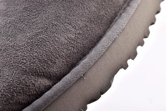 UGG Nita Gray Suede Upper Folded Shearling Collar Casual Shoes 6