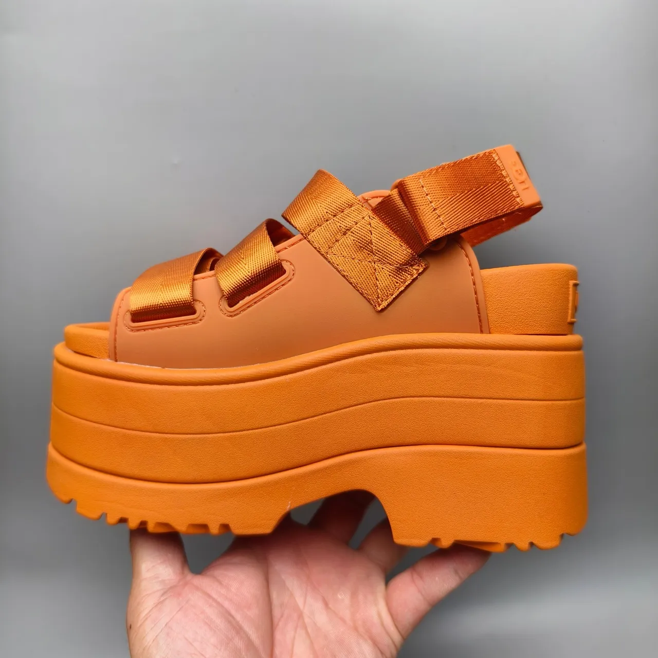 UGG Platform Sandal Orange Casual Sandals 7