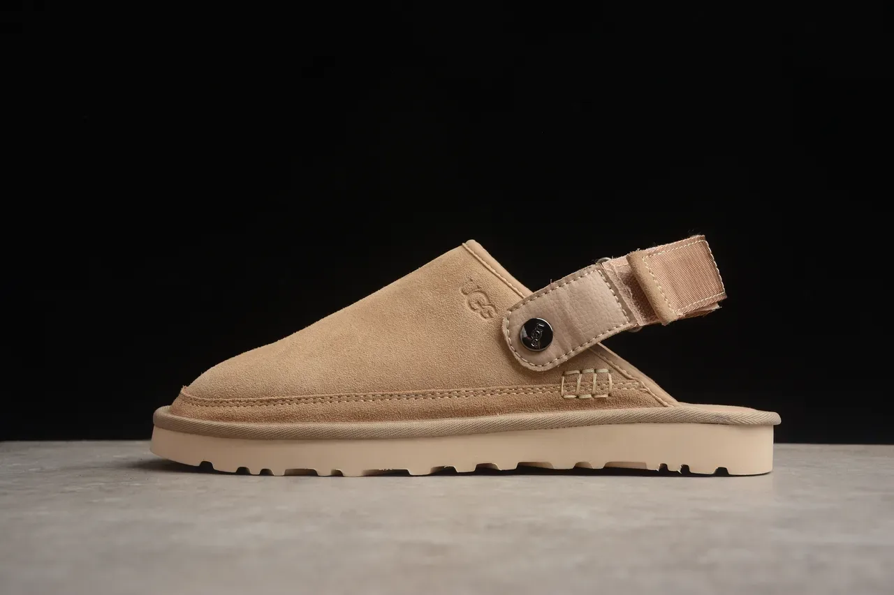 UGG Tasman भूरा सफेद स्यूड ऊपरी लेयरड क्रेप स्टाइल सोल कैजुअल जूते 24