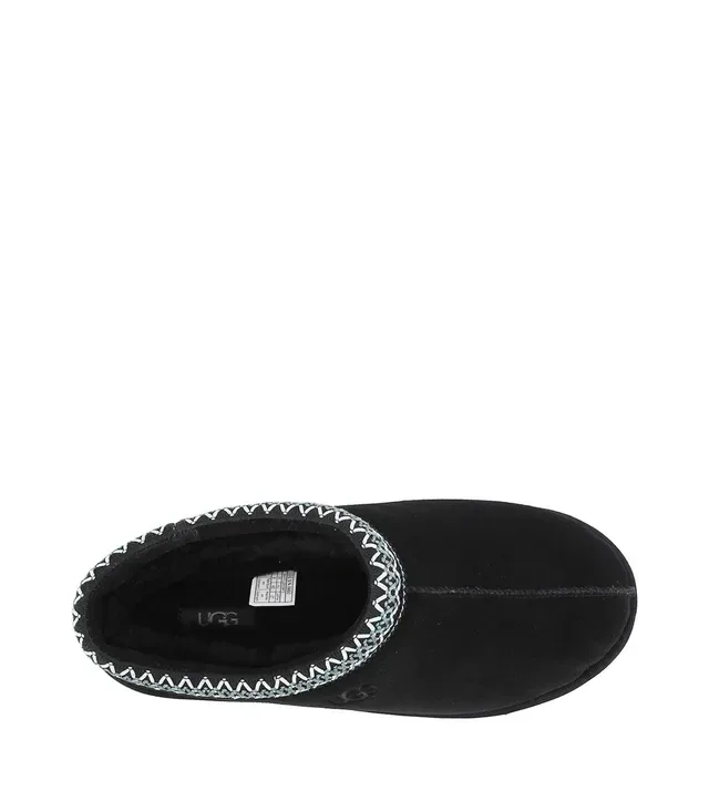 UGG Tasman Black Suede Slipper 5
