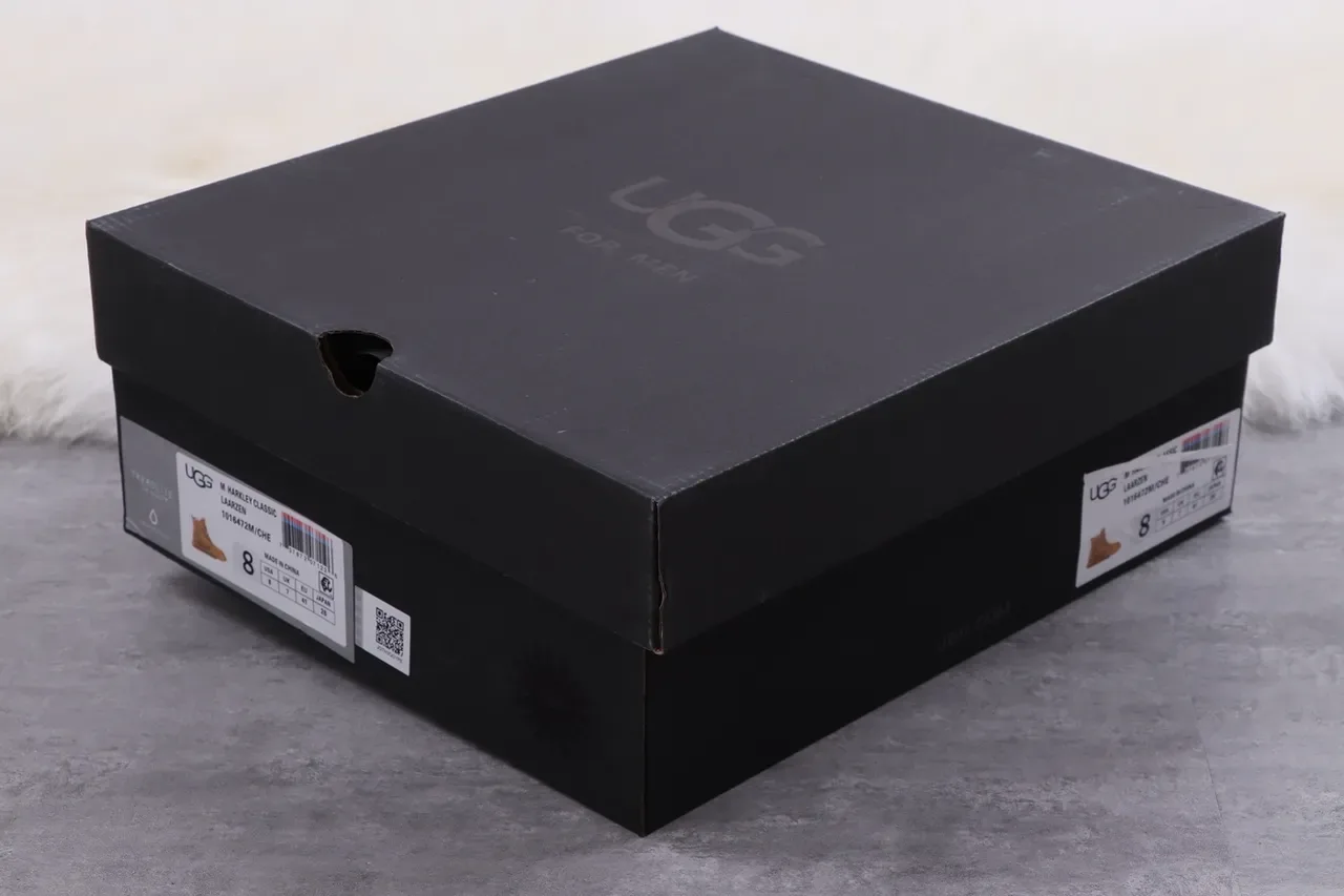 UGG Tasman 栗色棕麂皮羊毛内里雪地靴 2