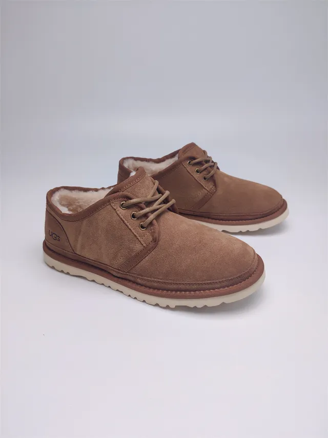 UGG Tasman Botas de Neve de Camurça Marrom Forradas de Shearling 4