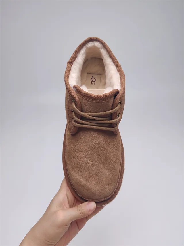 UGG Tasman Botas de Neve de Camurça Marrom Forradas de Shearling 6