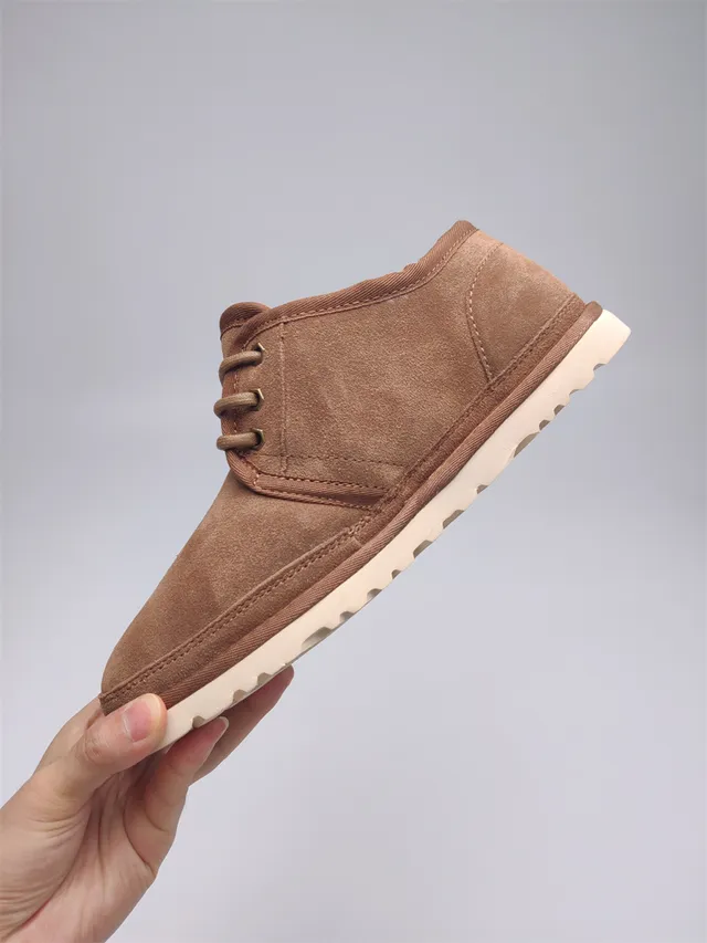 UGG Tasman Botas de Neve de Camurça Marrom Forradas de Shearling 10