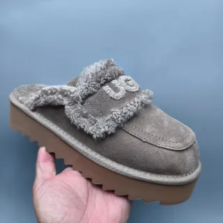 UGG Tasman 灰棕 平台鞋底 羊毛内里 休闲鞋