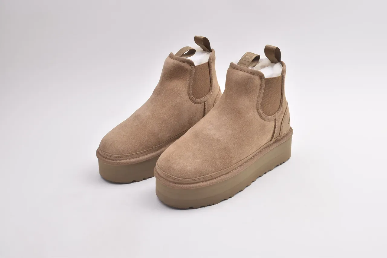 UGG Tasman Platform Suede Chelsea Boot 9