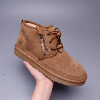 UGG Tasman Tan सूड एंक्ल बूट
