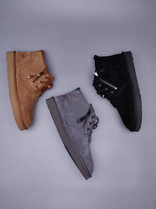 UGG Tasman Tan सूड एंक्ल बूट 3