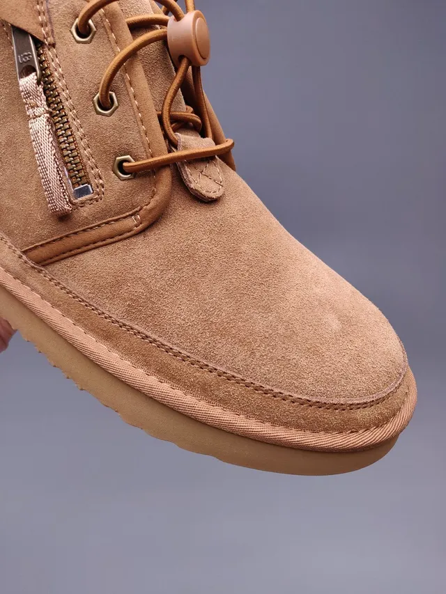 UGG Tasman Tan सूड एंक्ल बूट 7