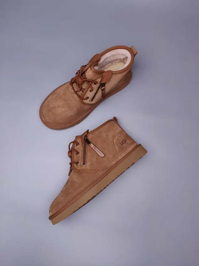 UGG Tasman Tan सूड एंक्ल बूट 8