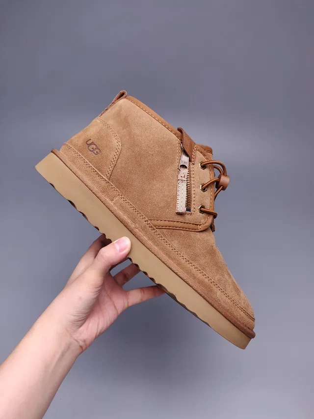 UGG Tasman Tan सूड एंक्ल बूट 13
