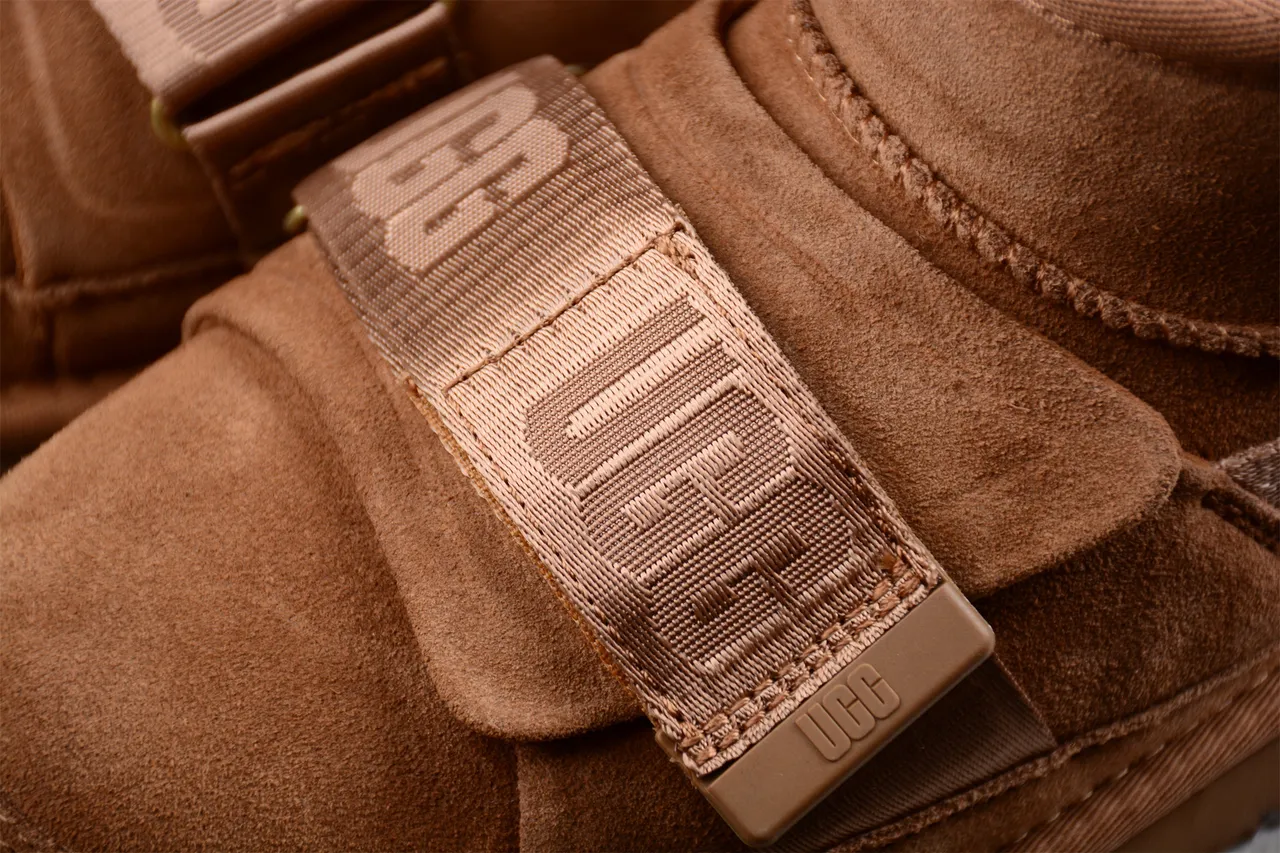 UGG Tasman Tan 麂皮羊毛里雪靴 6