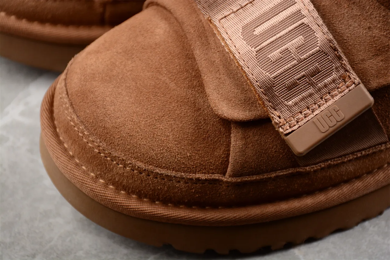 UGG Tasman Tan 麂皮羊毛里雪靴 7