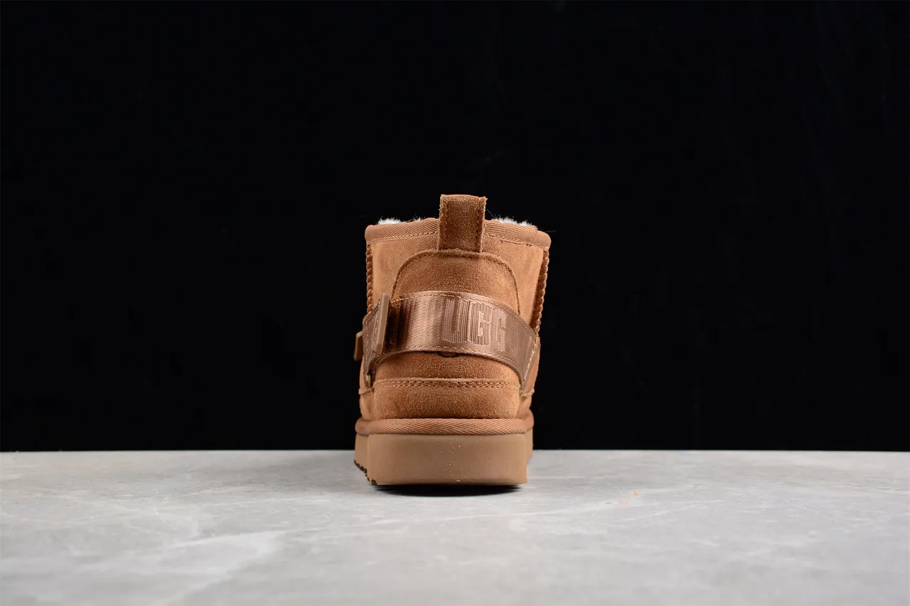 UGG Tasman Tan 麂皮羊毛里雪靴 9